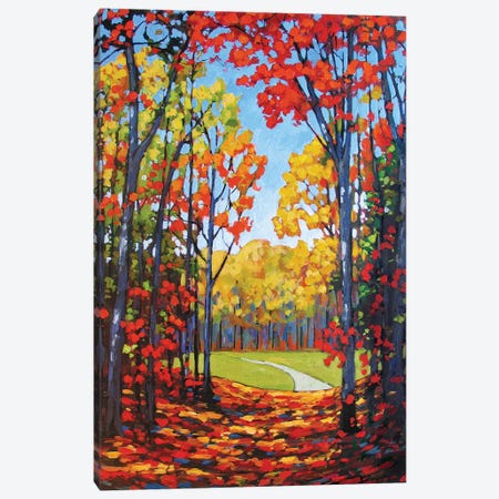 Autumn Path VIII Canvas Print #PTB16} by Patty Baker Canvas Art Print