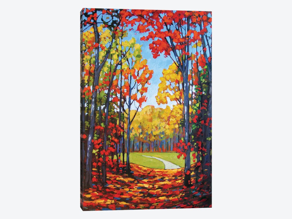 Autumn Path VIII by Patty Baker 1-piece Canvas Artwork