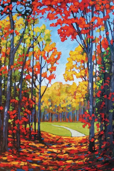 Patty Baker: Autumn Path VIII by Patty Baker