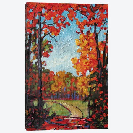 Autumn Path VIII Canvas Print #PTB17} by Patty Baker Canvas Art Print