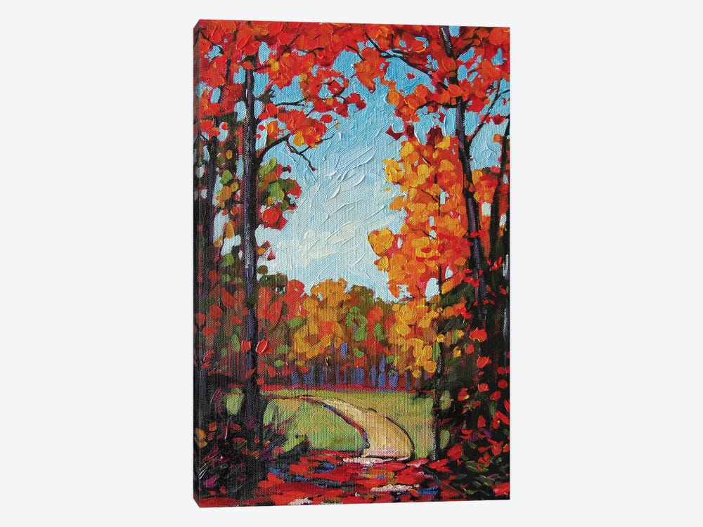 Autumn Path VIII 1-piece Canvas Print