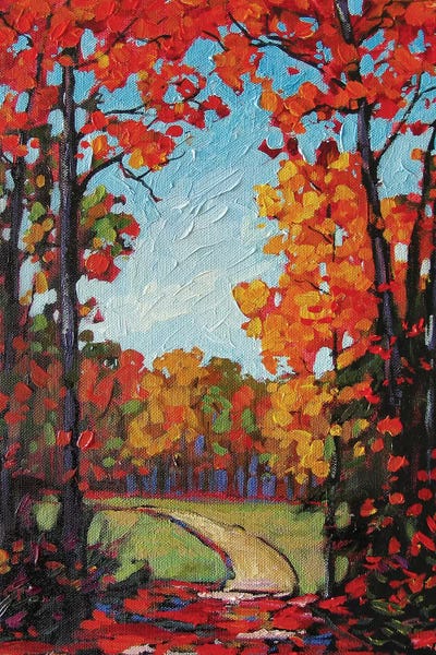 Patty Baker: Autumn Path IX by Patty Baker