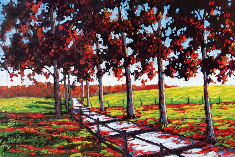 Driveway off River Road, Rhinebeck, NY by Patty Baker wall art