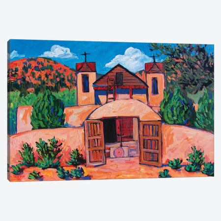 El Santuario de Chimayo, New Mexico Canvas Print #PTB182} by Patty Baker Canvas Artwork