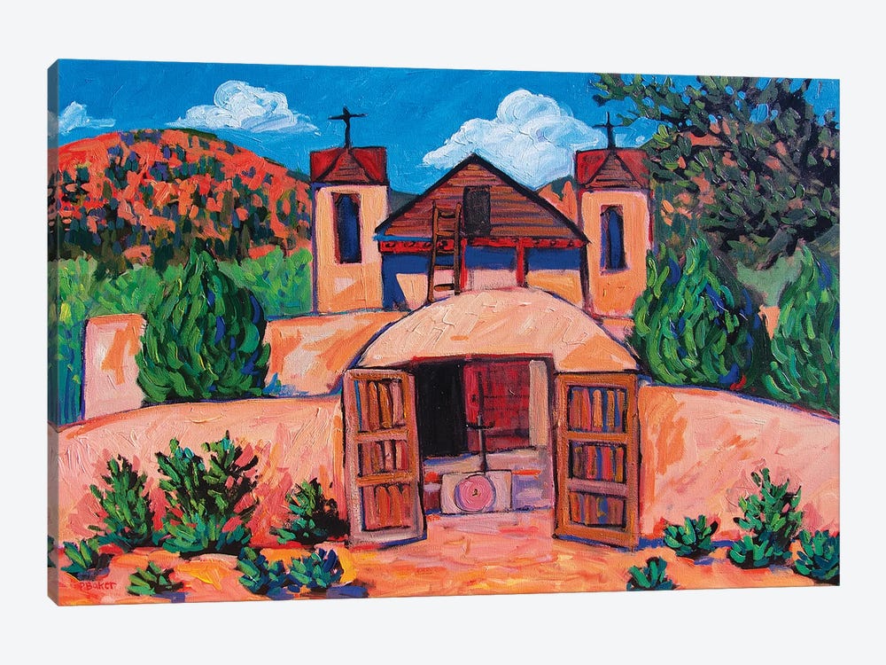 El Santuario de Chimayo, New Mexico by Patty Baker 1-piece Canvas Art Print