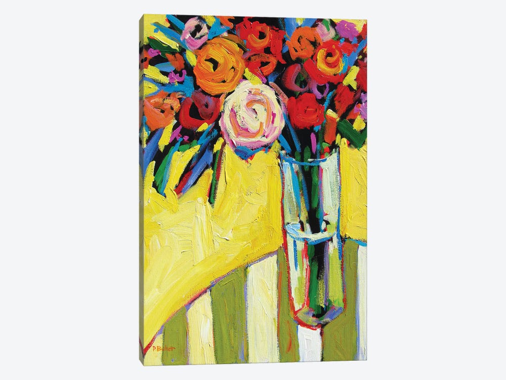 Floral  by Patty Baker 1-piece Canvas Art Print
