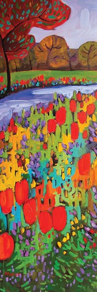 Tulips: Garden Path II by Patty Baker