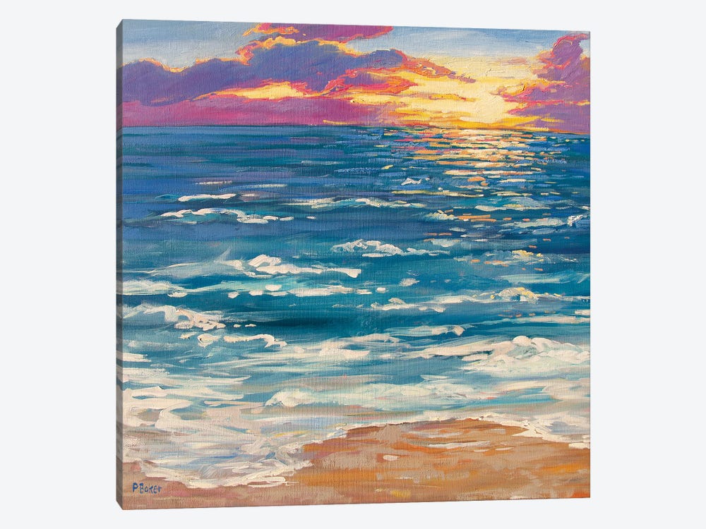 Montauk Sunrise by Patty Baker 1-piece Canvas Art Print