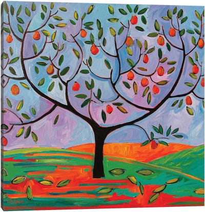 Pear Tree Canvas Art Print - Patty Baker