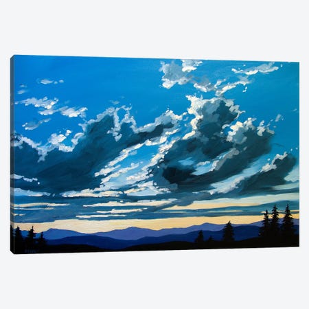 Big Sunset Sky over the Foothills Canvas Print #PTB20} by Patty Baker Art Print