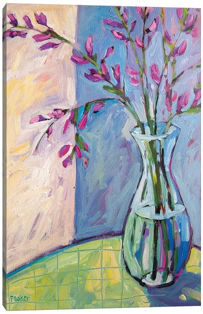 Still Life With Flowers and Vase VIII Canvas Art Print - Patty Baker