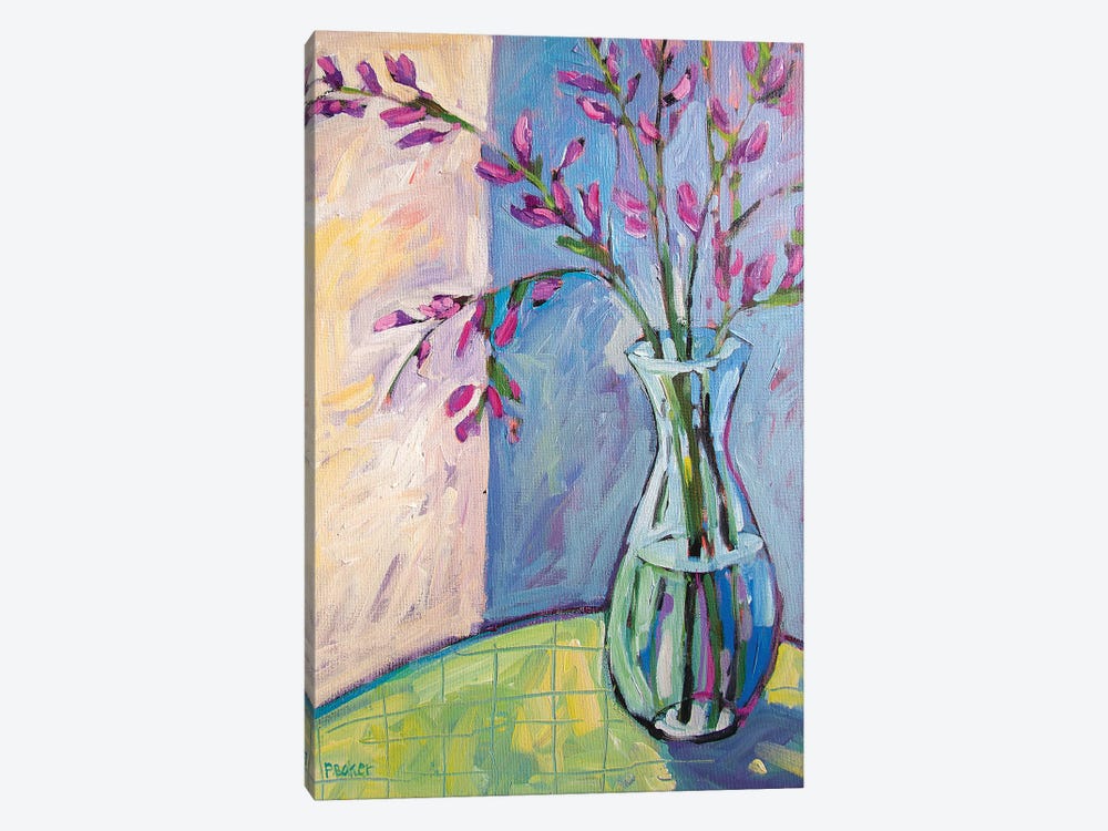 Still Life With Flowers and Vase VIII by Patty Baker 1-piece Canvas Art