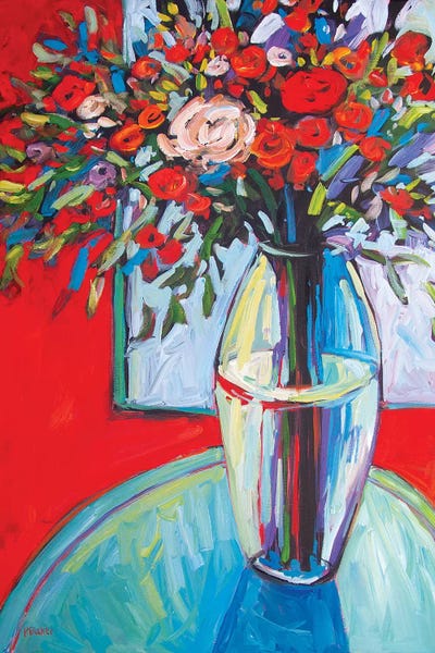 Patty Baker: Still LIfe With Flowers In Vase III by Patty Baker