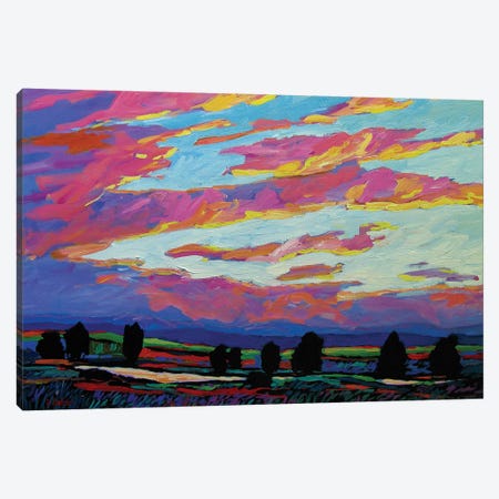 Boulder Sunset Canvas Print #PTB24} by Patty Baker Canvas Art