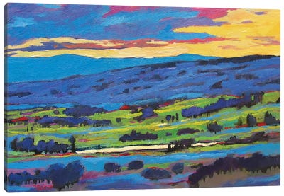 Boulder Valley Sunset  Canvas Art Print - Artists Like Matisse