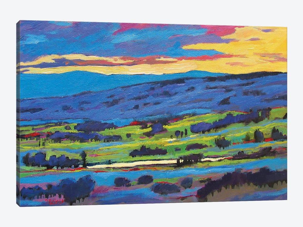 Boulder Valley Sunset  by Patty Baker 1-piece Canvas Artwork