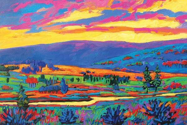 The New West Movement: Colorado Fauve Landscape by Patty Baker