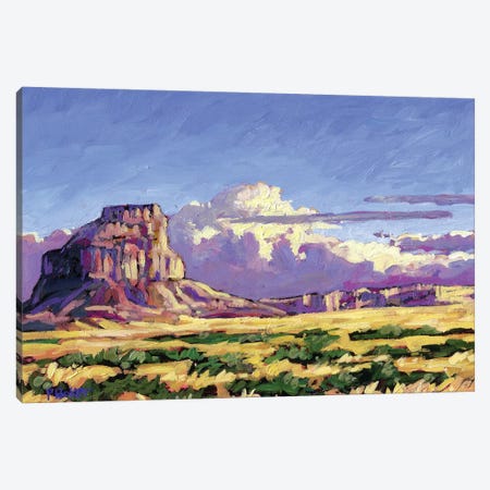 Fajada Butte, Chaco Canyon, New Mexico Canvas Print #PTB38} by Patty Baker Canvas Artwork