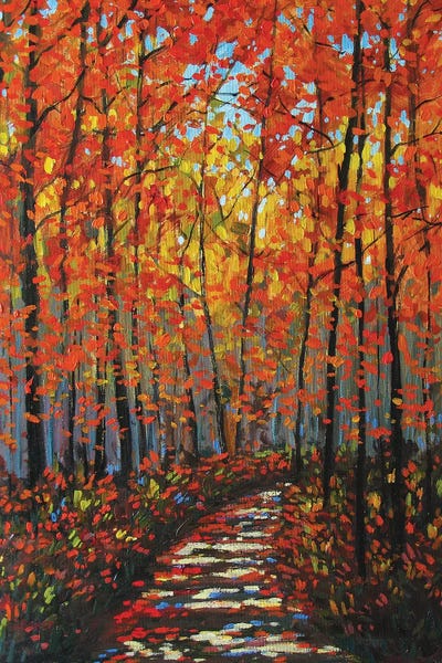 Floral Vase with Lemons  by Patty Baker framed canvas print