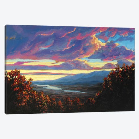 Hudson Valley Sunset XII Canvas Print #PTB66} by Patty Baker Canvas Wall Art