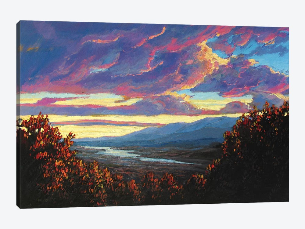 Hudson Valley Sunset XII by Patty Baker 1-piece Canvas Art Print
