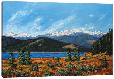 Mount Evans, Colorado Canvas Art Print - Colorado Art