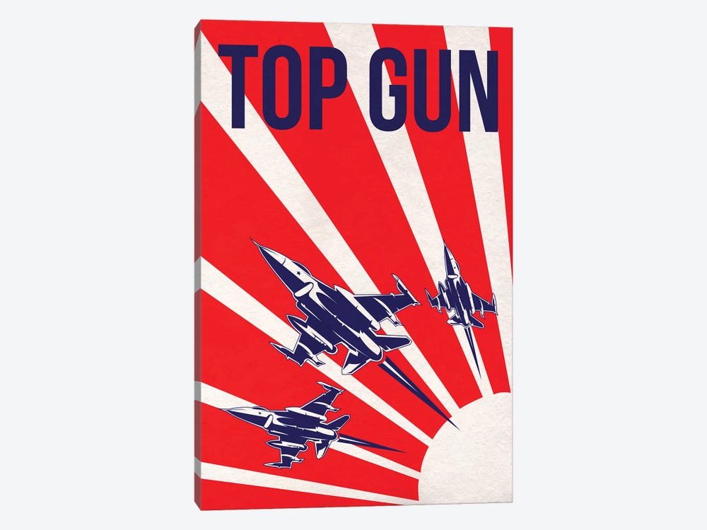 Top Gun Alternative Poster by Popate 1-piece Canvas Art Print
