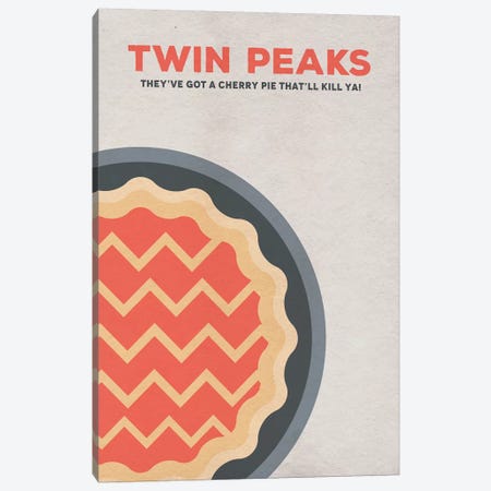 Twin Peaks Alternative Poster Canvas Print #PTE101} by Popate Canvas Print