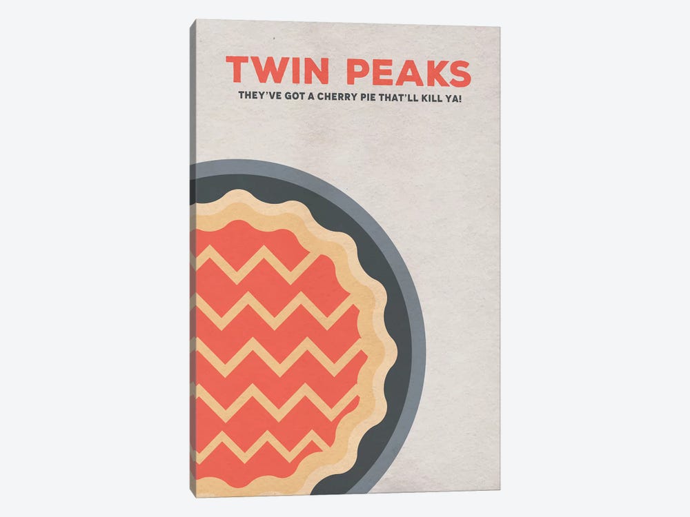 Twin Peaks Alternative Poster by Popate 1-piece Canvas Wall Art