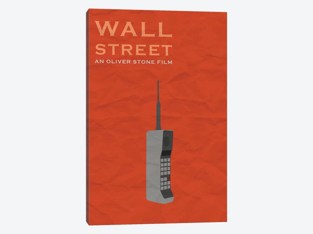 Wall Street Minimalist Poster by Popate 1-piece Art Print