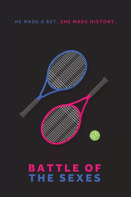 Battle Of The Sexes Minimalist Poster