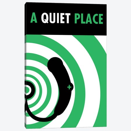 A Quiet Place Minimalist Poster I Canvas Print #PTE110} by Popate Canvas Wall Art