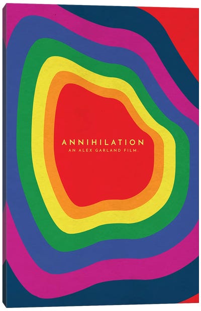 Annihilation Alternative Poster Canvas Art Print - Thriller Movie Art