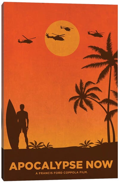 Apocalypse Now Alternative Poster Canvas Art Print - Minimalist Movie Posters