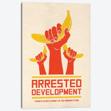 Arrested Development Alternative Poster Canvas Print #PTE115} by Popate Art Print