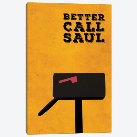Better Call Saul Minimalist Poster Canvas Print #PTE11} by Popate Canvas Print