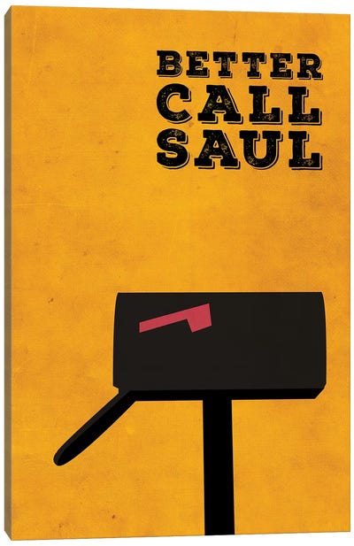Better Call Saul Minimalist Poster Canvas Art Print - Crime Drama TV Show Art