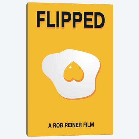 Flipped Minimalist Poster Canvas Print #PTE121} by Popate Art Print