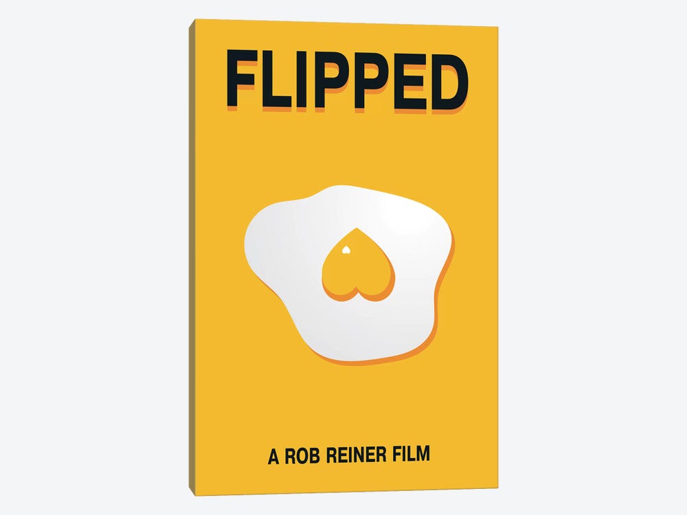 Flipped Minimalist Poster by Popate 1-piece Canvas Art