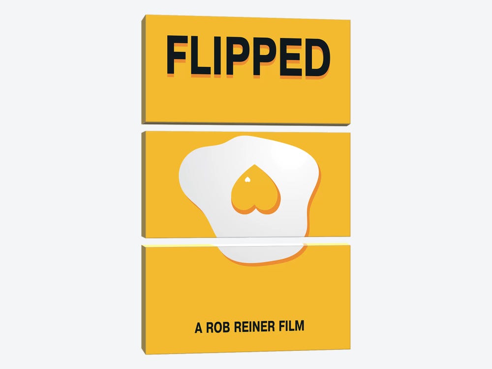 Flipped Minimalist Poster by Popate 3-piece Canvas Artwork