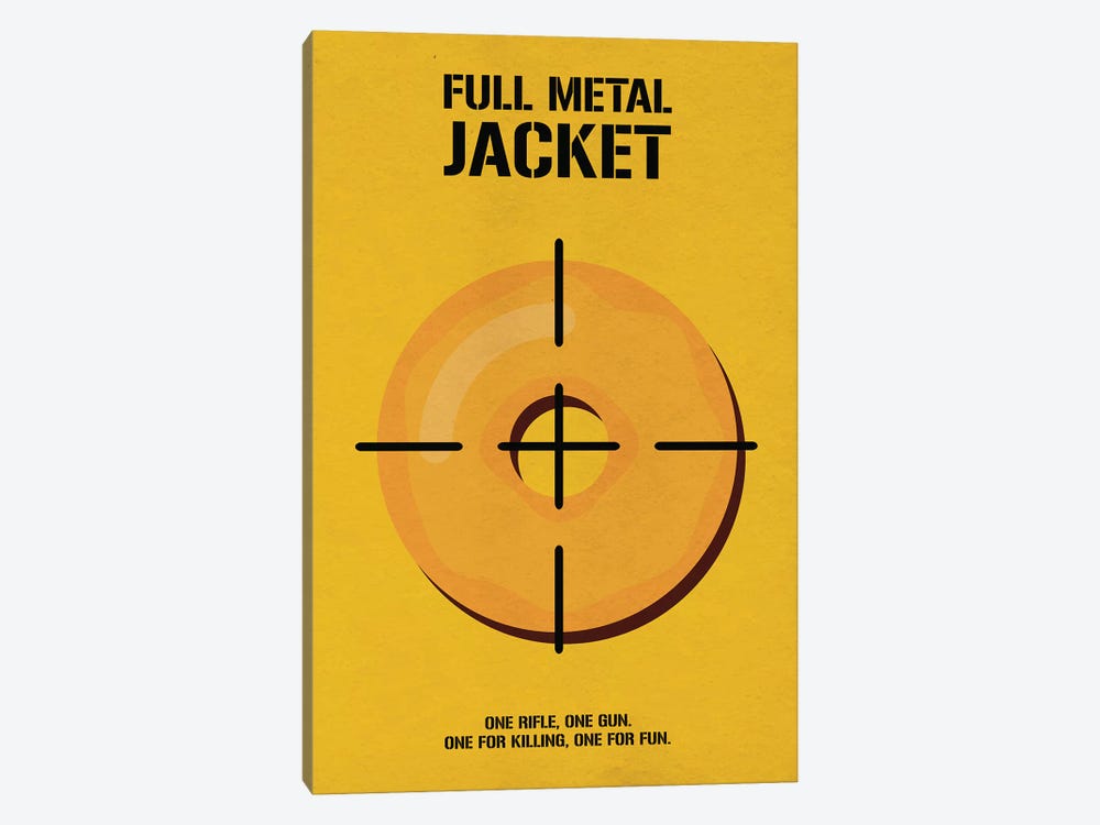 Full Metal Jacket Minimalist Poster I by Popate 1-piece Art Print