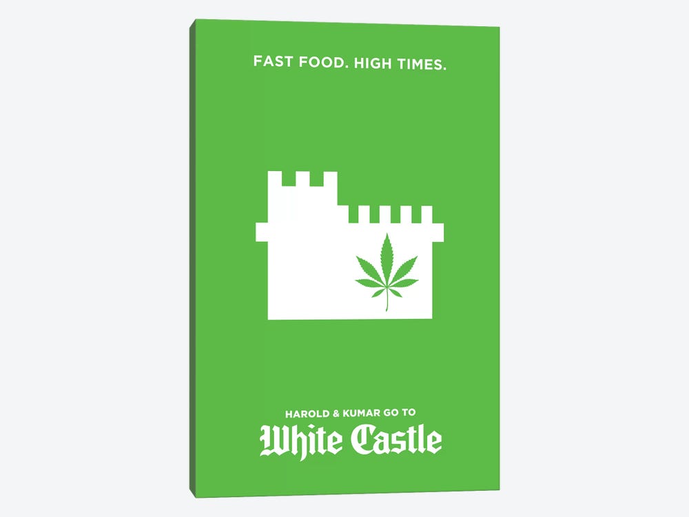 Harold & Kumar Go To White Castle Minimalist Poster by Popate 1-piece Art Print