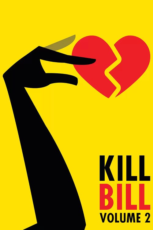 Kill Bill Volume 2 Minimalist Poster