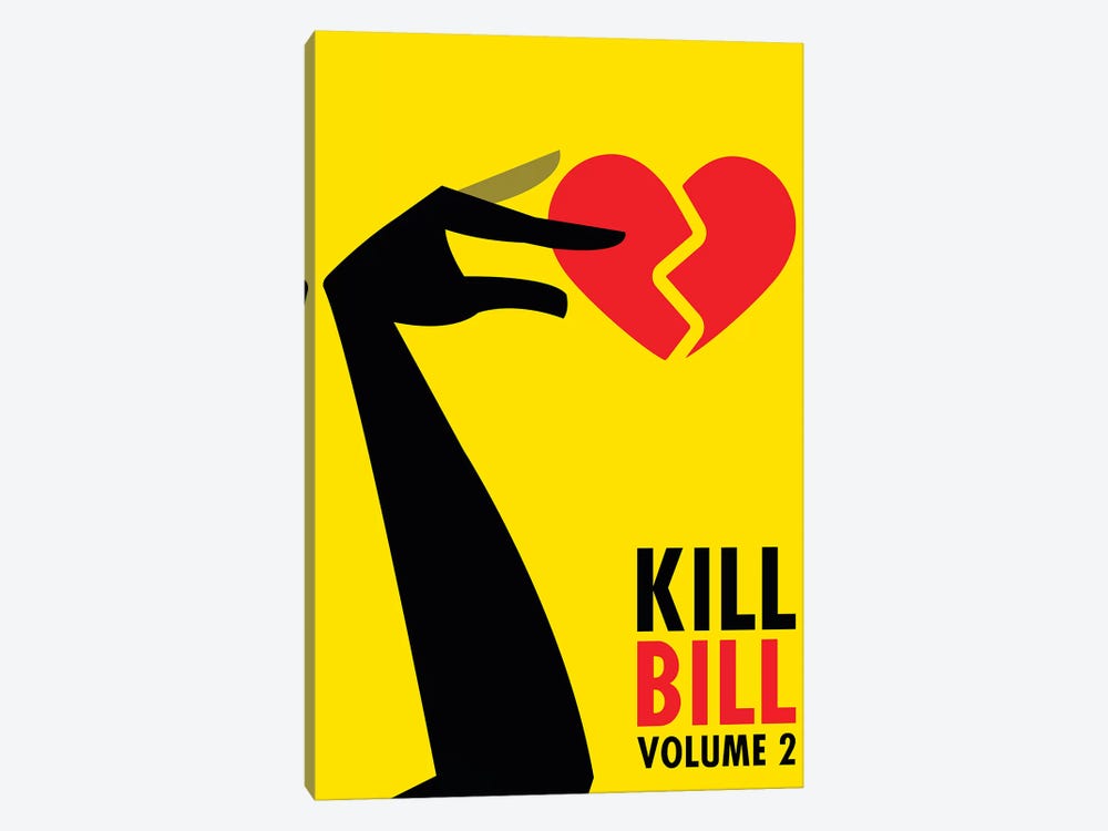 Kill Bill Volume 2 Minimalist Poster by Popate 1-piece Canvas Art