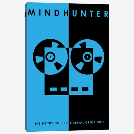 Mindhunter Minimalist Poster Canvas Print #PTE135} by Popate Canvas Print