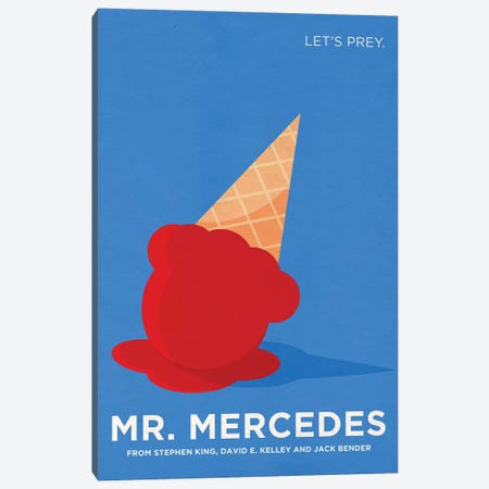 Mr. Mercedes Alternative Minimalist Poster Canvas Print #PTE136} by Popate Canvas Print