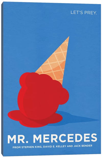 Mr. Mercedes Alternative Minimalist Poster Canvas Art Print - Ice Cream & Popsicle Art