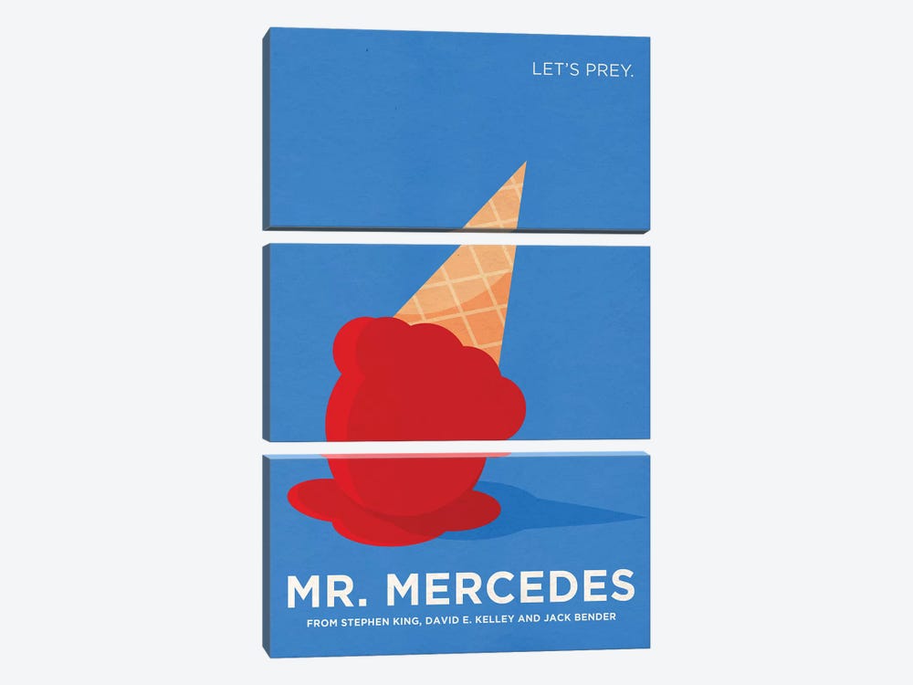 Mr. Mercedes Alternative Minimalist Poster by Popate 3-piece Canvas Artwork