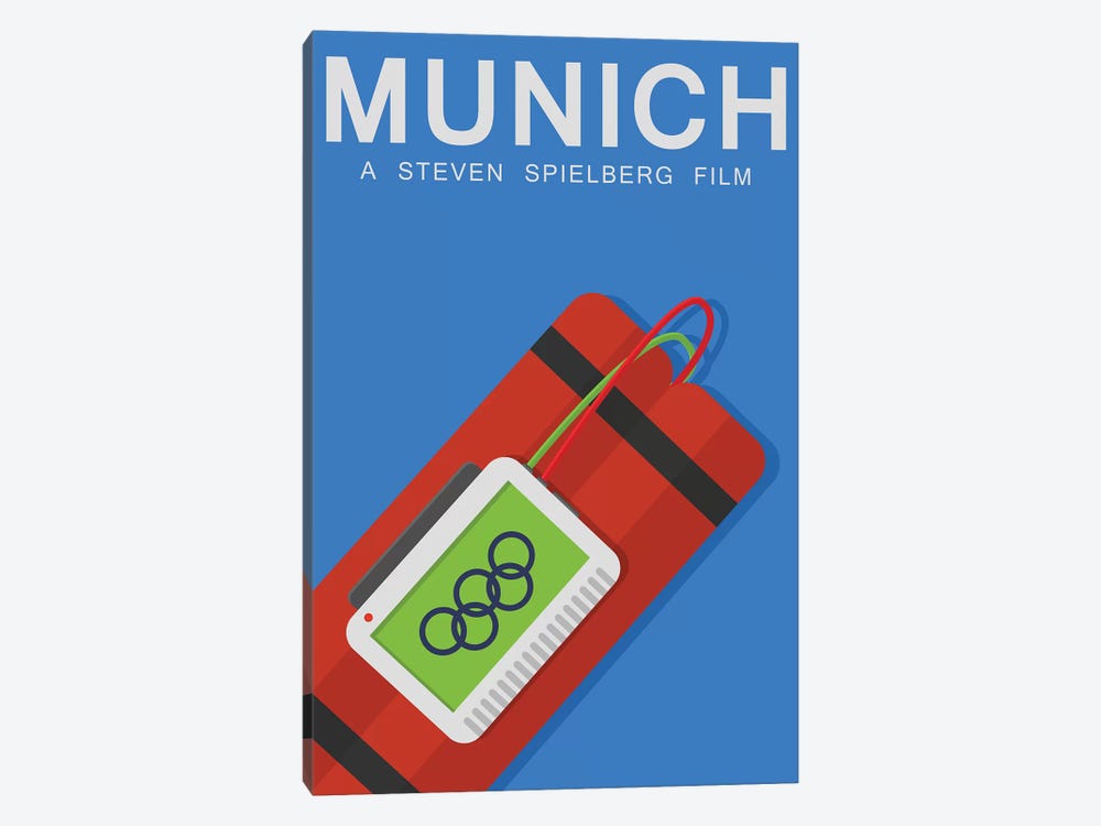Munich Alternative Poster by Popate 1-piece Canvas Art Print