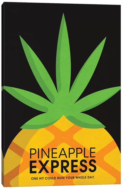 Pineapple Express Alternative Poster Canvas Art Print - Popate